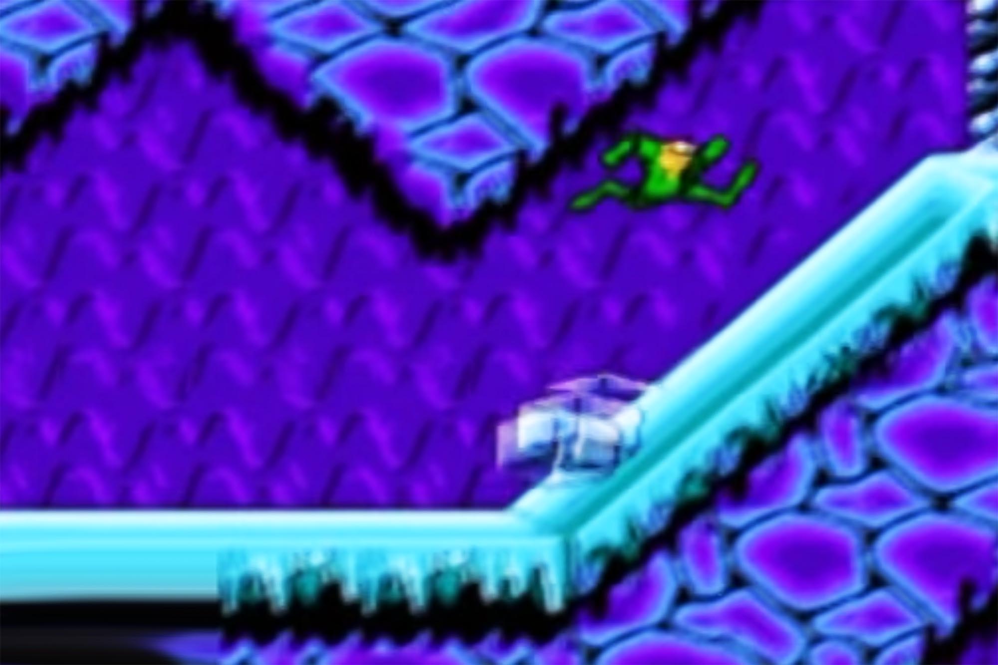 Battletoads Game on Nintendo NES Psychedelic Game