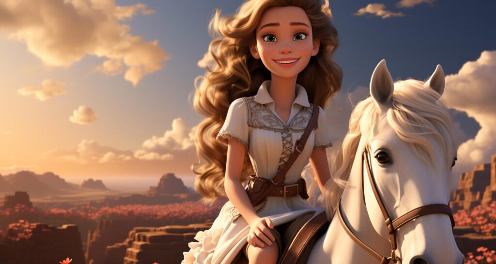 Example 1: /imagine Ballerina on a horse, Pixar style --ar 15:8 --quality 5

