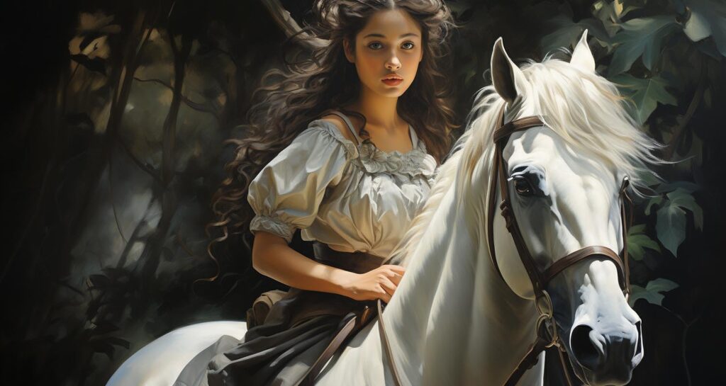 Example: /Imagine Painting by William-Adolphe Bouguereau Balerina on a horse, sunlight, full body --ar 15:8 --q 5