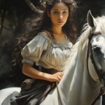 Example: /Imagine Painting by William-Adolphe Bouguereau Balerina on a horse, sunlight, full body –ar 15:8 –q 5
